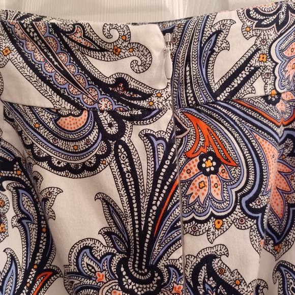 Ann Taylor paisley print midi skirt - Picture 5 of 6